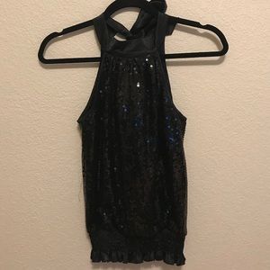 FREE WITH PURCHASE // SEQUINED // top 🖤